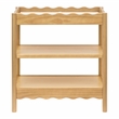 Babyletto Swell Changing Table with 2-Shelves in Honey