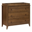 Babyletto Sprout 3-Drawers Changer Dresser in Natural Walnut