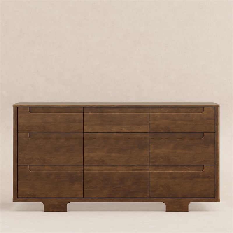 Babyletto Yuzu 9-Drawers Dresser in Natural Walnut