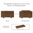 Babyletto Yuzu 9-Drawers Dresser in Natural Walnut