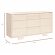 Babyletto Yuzu 9-Drawers Dresser in Washed Natural