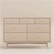 Babyletto Palma 7-Drawers Double Dresser in Taupe