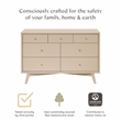Babyletto Palma 7-Drawers Double Dresser in Taupe