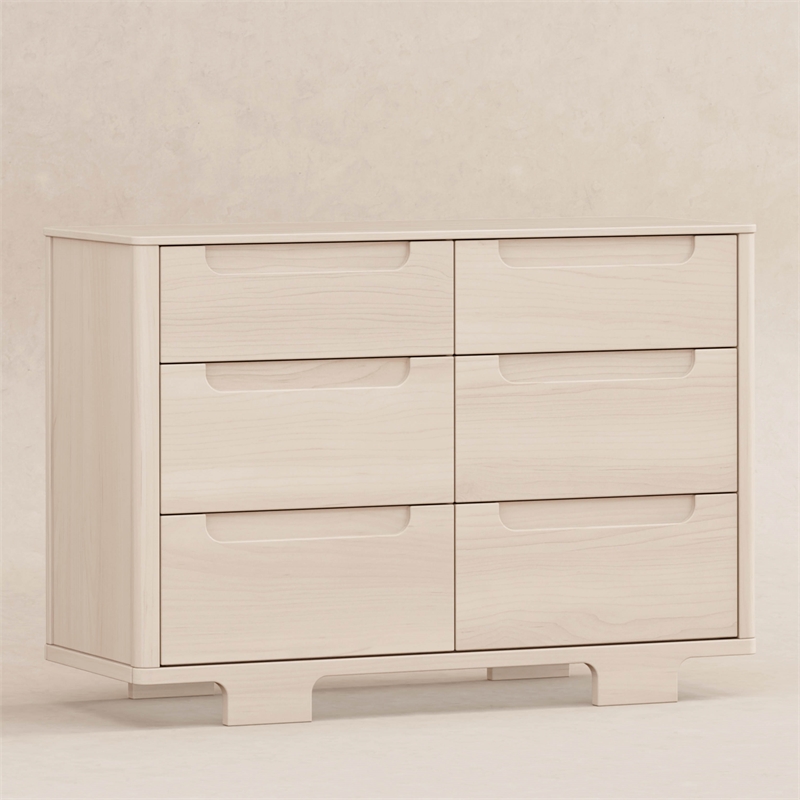 Babyletto Yuzu 6 Drawer Changer Dresser in Washed Natural