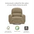 babyletto Rainbow Recliner and Swivel Glider