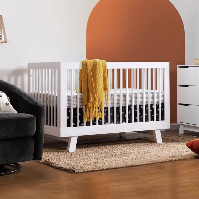 Hudson 3 in 1 Convertible Crib & Toddler Bed Conversion Kit White