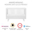 Hudson 3 in 1 Convertible Crib & Toddler Bed Conversion Kit White
