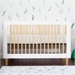 Babyletto Lolly 3-in-1 Convertible Crib with Toddler Bed Conversion Kit in White