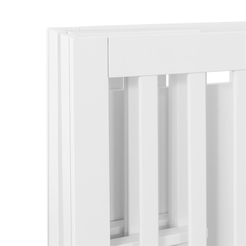 Babyletto Origami Portable Folding Mini Crib with Casters in White