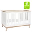Scoot 3-in-1 Convertible Crib & Toddler Bed Conversion Kit White/Washed Natural