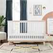Scoot 3-in-1 Convertible Crib & Toddler Bed Conversion Kit White/Washed Natural
