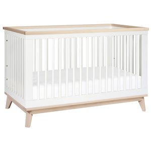 Scoot 3-in-1 Convertible Crib & Toddler Bed Conversion Kit White/Washed Natural