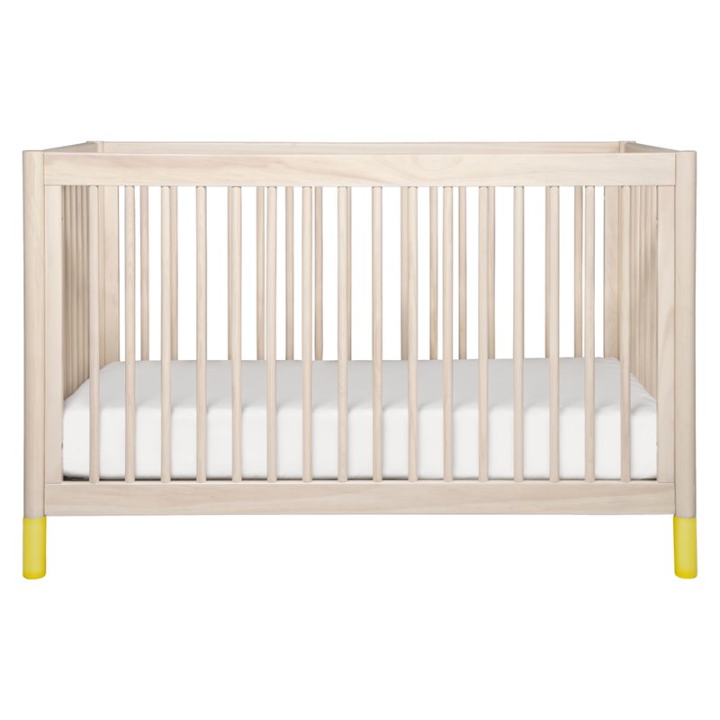 Gelato 4-in-1 Convertible Crib with Toddler Bed Conversion Kit in Washed Natural
