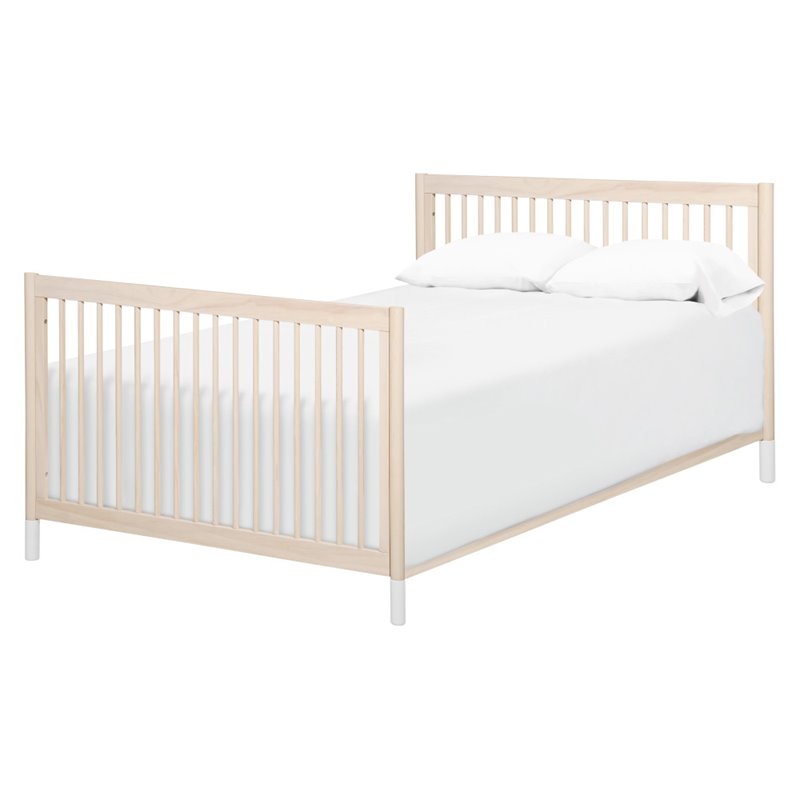 Gelato 4-in-1 Convertible Crib with Toddler Bed Conversion Kit in Washed Natural