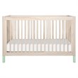 Gelato 4-in-1 Convertible Crib with Toddler Bed Conversion Kit in Washed Natural