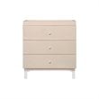 Babyletto Gelato 3 Drawer Wooden Dresser with Removable Changing Tray in Natural