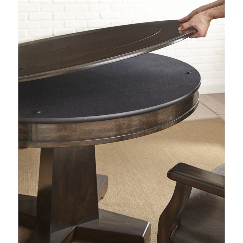 Rudy Reversible Game Table in Medium Walnut