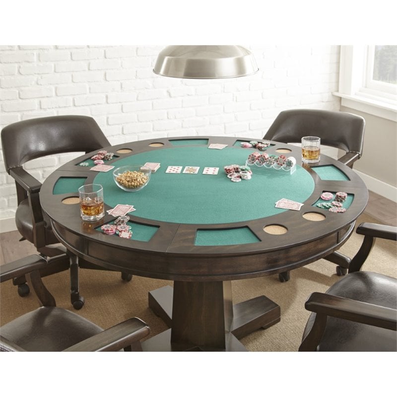 Rudy Reversible Game Table in Medium Walnut