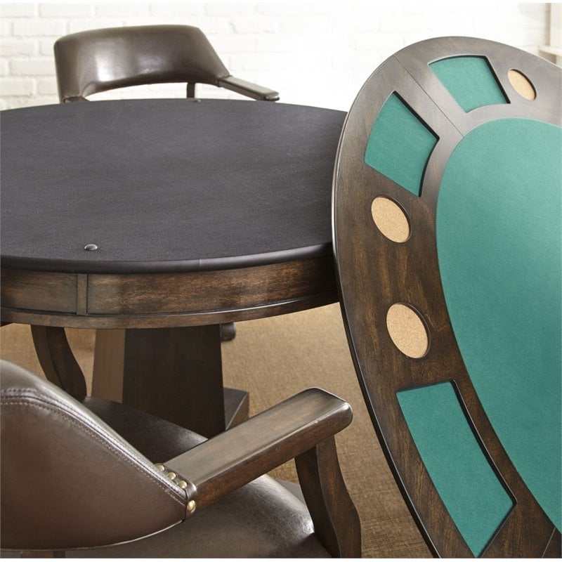 Rudy Reversible Game Table in Medium Walnut