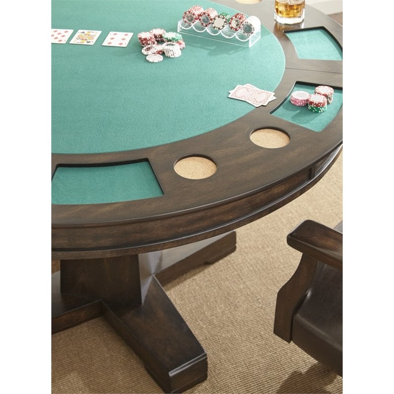 Rudy Reversible Game Table in Medium Walnut