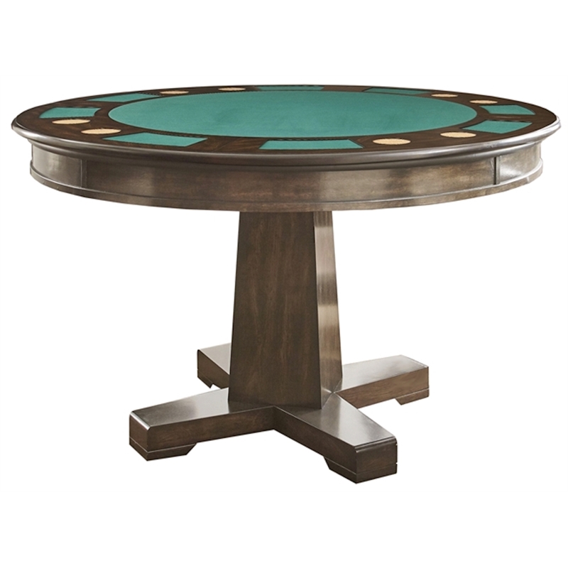 Rudy Reversible Game Table in Medium Walnut