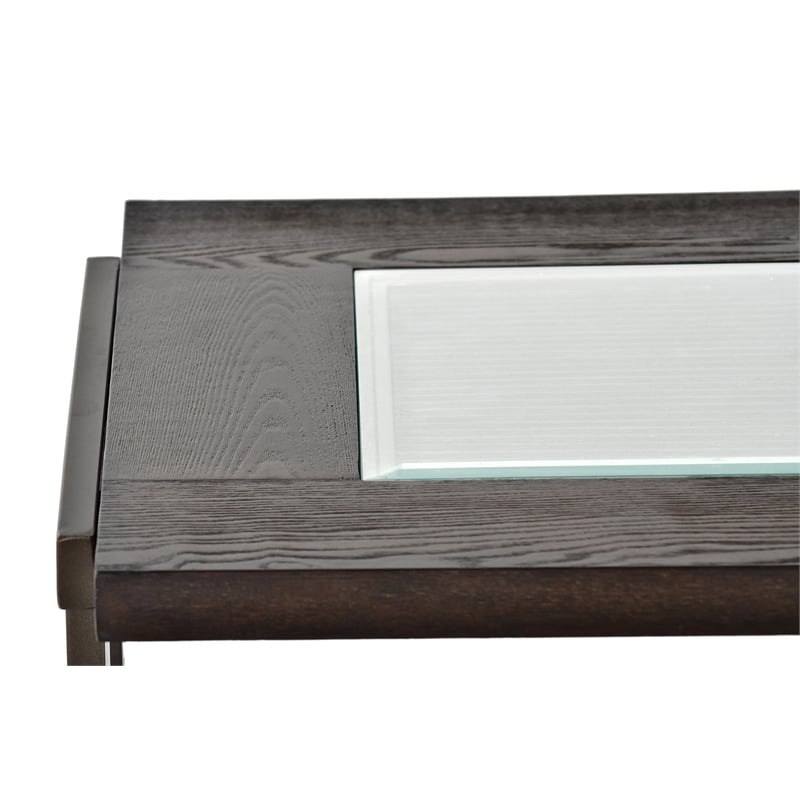 Terrell Square End Table in Smokey Brown