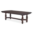 Antoinette Extension Dining Table in Cherry and Mahogany Finish