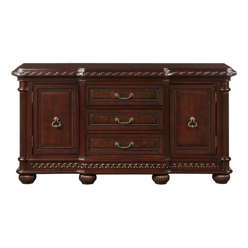 Steve Silver Company Antoinette Buffet in Brown Cherry