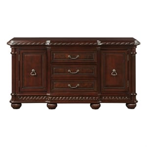 Steve Silver Company Antoinette Buffet in Brown Cherry