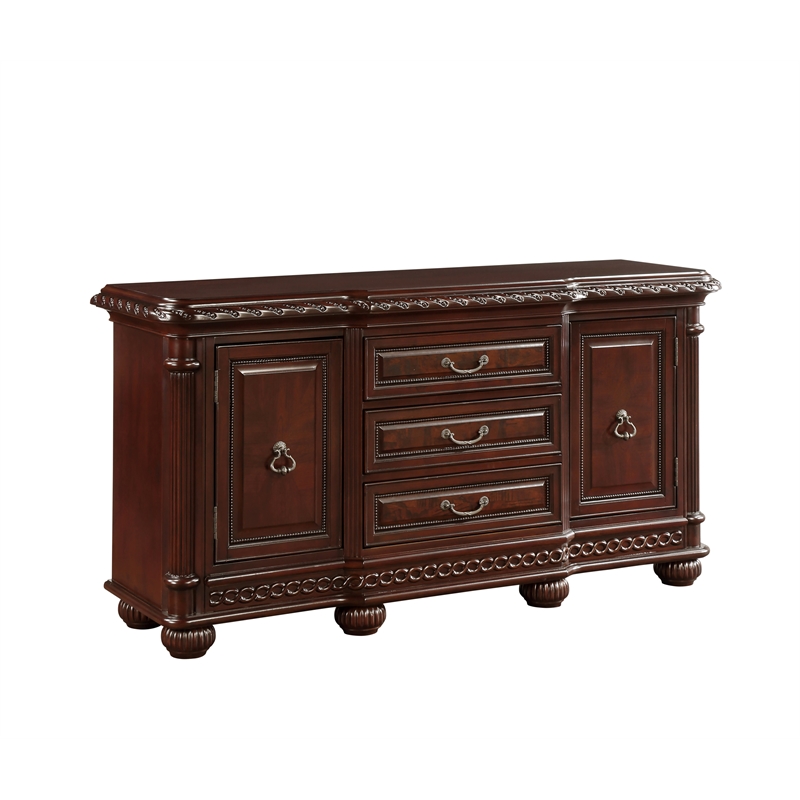 Steve Silver Company Antoinette Buffet in Brown Cherry