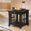Cassidy 2 Piece Transitional Coffee Table and End Table Set in Black