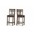 Steve Silver Saranac 5-Piece Chocolate Mango Wood Counter Height Dining Set