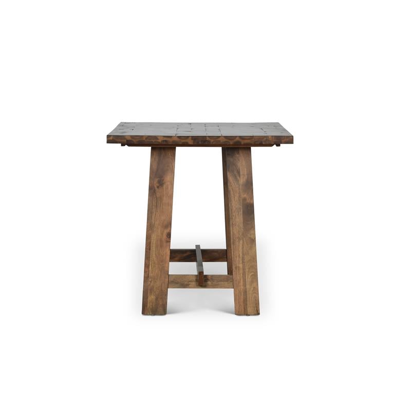 Steve Silver Saranac 5-Piece Chocolate Mango Wood Counter Height Dining Set