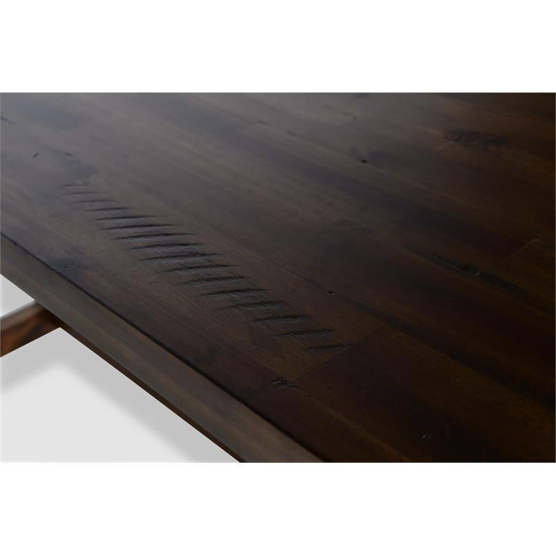 Steve Silver Saranac 5-Piece Chocolate Mango Wood Counter Height Dining Set