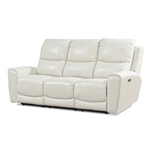 Steve Silver Laurel Ivory Leather Power Reclining Sofa