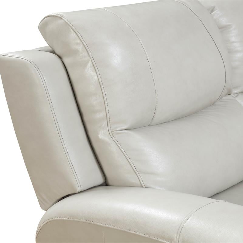 Steve Silver Laurel Ivory Leather Power Reclining Sofa