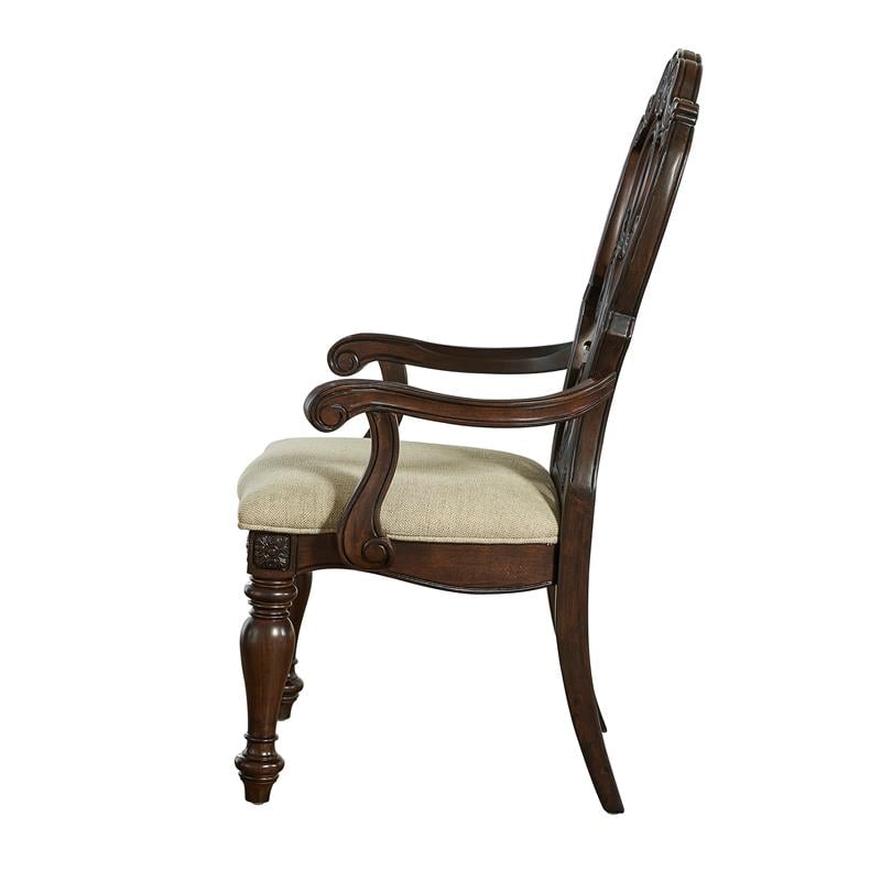 Steve Silver Royale Pecan Brown Arm Chair
