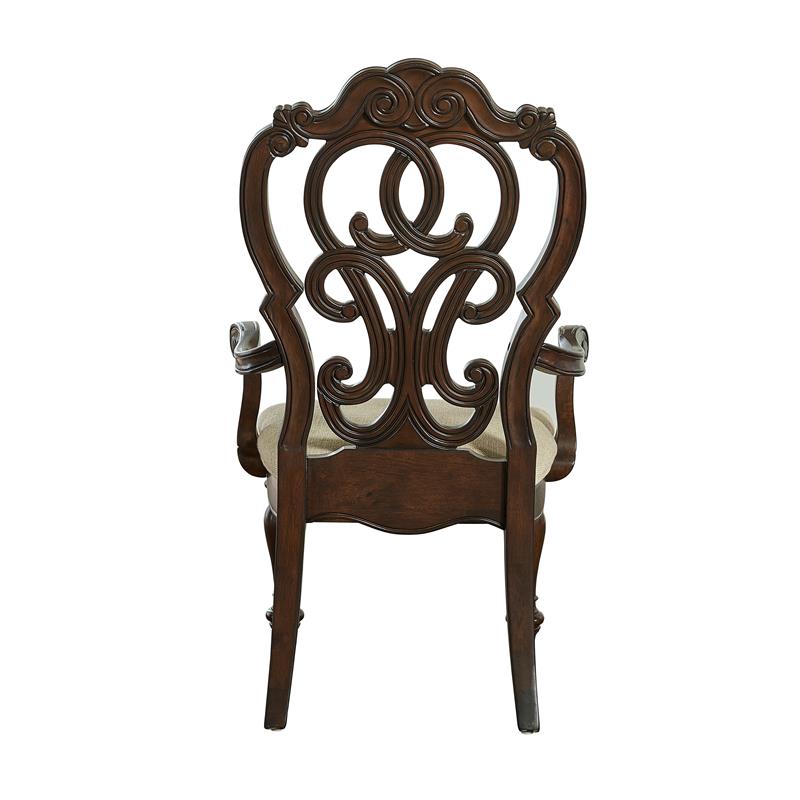 Steve Silver Royale Pecan Brown Arm Chair