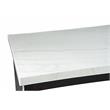 Westby White Marble Top Dining Table with Ebony black base