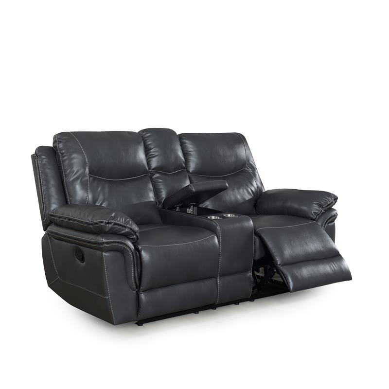 Isabella Grey Reclining Sofa and Loveseat 2-Piece Set