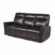 Coachella Brown Leather Power Recliner Sofa