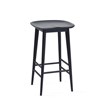 Steve Silver Hilton Black Solid Acacia Wood Counter Stool