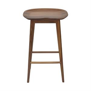Steve Silver Hilton Natural Solid Acacia Wood Counter Stool