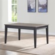 Steve Silver Raven Noir Multi-Color Dining Table in Black/Driftwood Finish