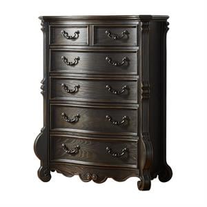 Steve Silver Rhapsody Multi-step Molasses Wood 5-drawer Lift Top Chest