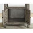 Steve Silver Grayson White Marble and Driftwood Counter Height Dining Table