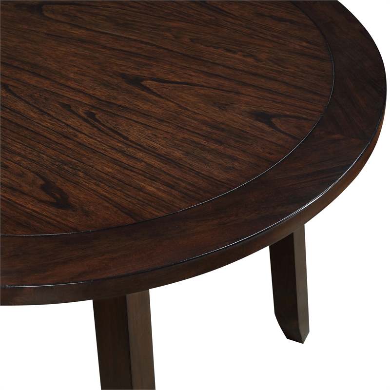 Yorktown Espresso Wood Finish 5-piece Dining Set