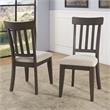 Steve Silver Napa Dusky Cedar Brown Wood Side Chair