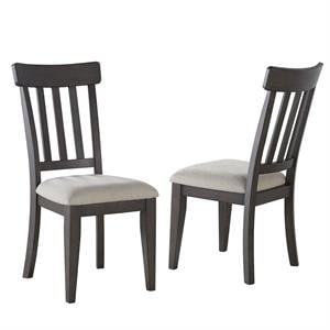 Steve Silver Napa Dusky Cedar Brown Wood Side Chair