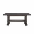 Steve Silver Napa Dusky Cedar Brown Wood Dining Table